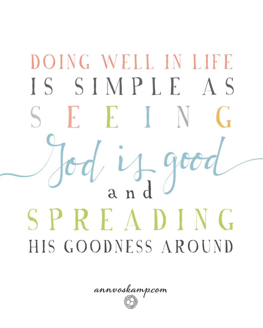 Wednesday Wisdom | Doing Well in Life