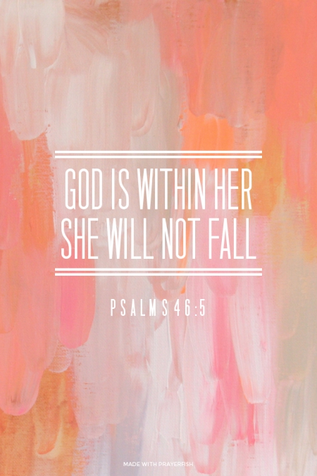 Wednesday Wisdom | She will not fail
