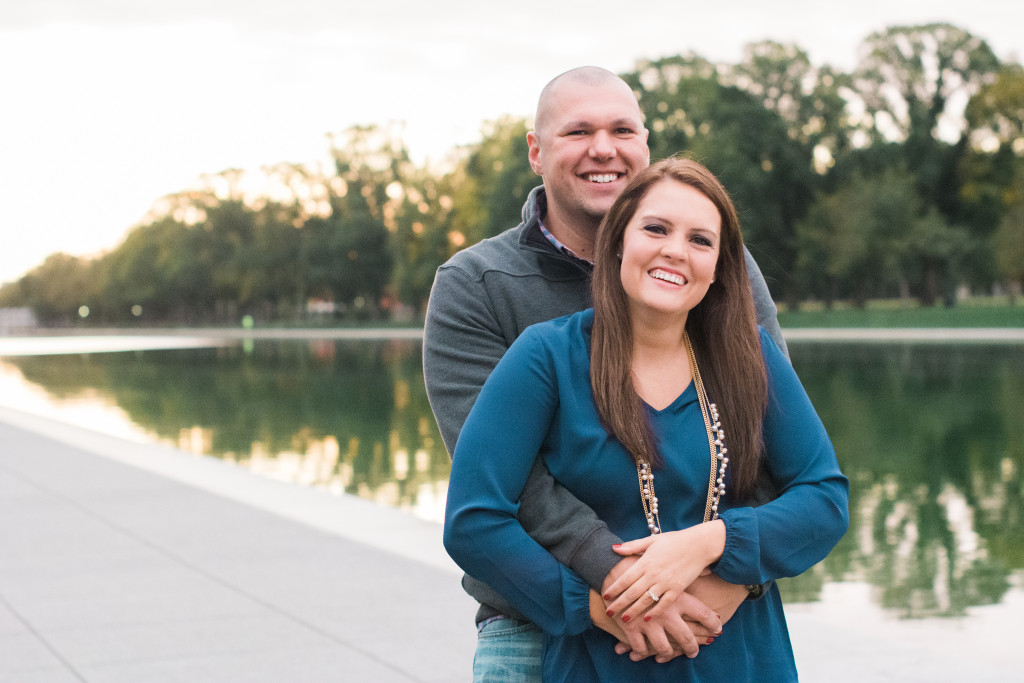 Lincoln Memorial Sunrise Engagement Session, Brittney Livingston Photography