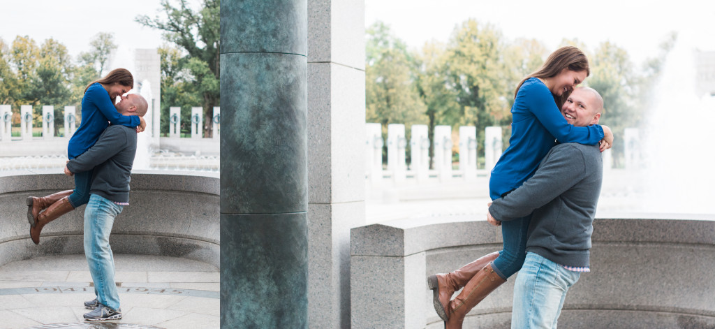 Lincoln Memorial Sunrise Engagement Session, Brittney Livingston Photography